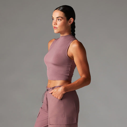 Mock Neck Tank | Tops > Tanks | Tavi – Tavi Active