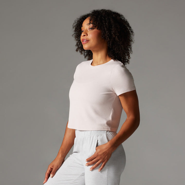 Ribbed Tee | Tops > Short Sleeve | Tavi – ToeSox | Tavi | Vooray