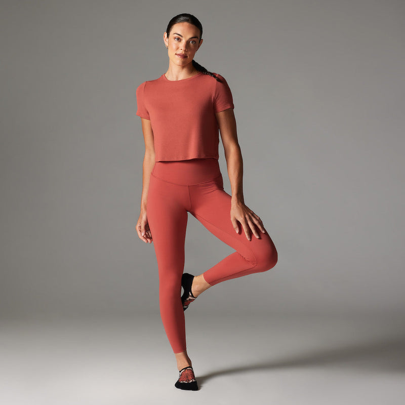 Ribbed Tee | Tops > Short Sleeve | Tavi – Tavi Active