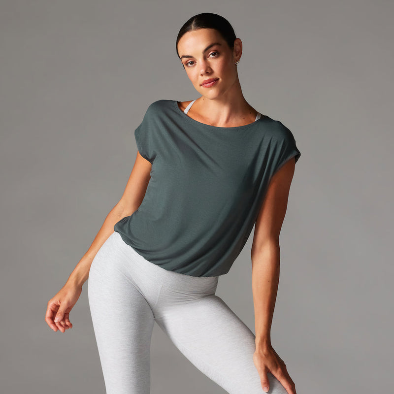 Voyage Boatneck Tee | Shirts & Tops | Tavi – Tavi Active