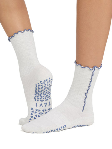 Kalea Ruffle Grip Socks | Socks > Grip | Tavi – Tavi Active