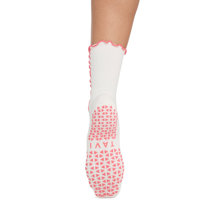 Kalea Ruffle Grip Socks | Socks > Grip | Tavi – Tavi Active