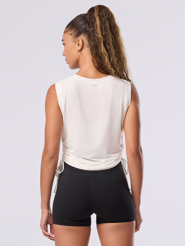 TaviLuxe® Crop Side Tie Tank | Tops > Tanks | Tavi – Tavi Active