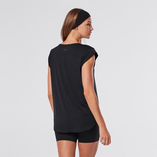 Cap Sleeve Muscle Tee | Tops > Tanks | Tavi – Tavi Active