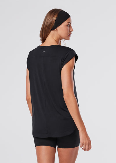 Cap Sleeve Muscle Tee | Tops > Tanks | Tavi – Tavi Active