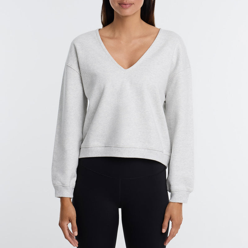 NBD Deep V-Neck Sweatshirt | Tops > Sweaters & Hoodies | Tavi – Tavi Active