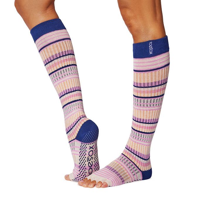 Half Toe Scrunch Knee High Grip Socks | Leg Warmers | ToeSox – ToeSox | Tavi | Vooray