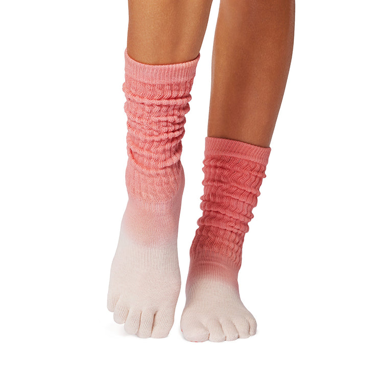 Full Toe Slouch Grip Socks | Socks > Grip | ToeSox – ToeSox | Tavi | Vooray