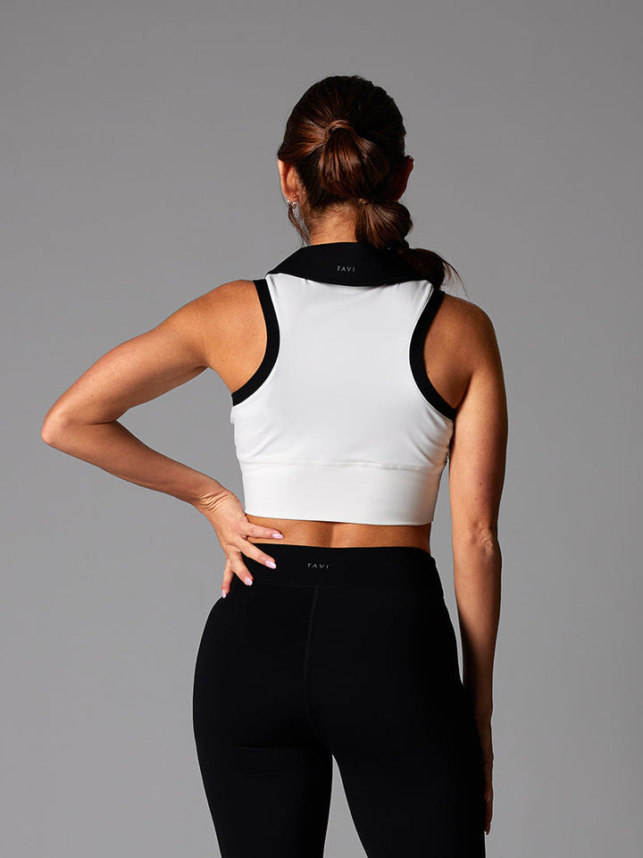 # Contrast Polo Tank | Sports Bras | Tavi – ToeSox | Tavi | Vooray