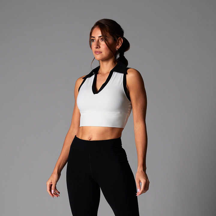 # Contrast Polo Tank | Sports Bras | Tavi – ToeSox | Tavi | Vooray