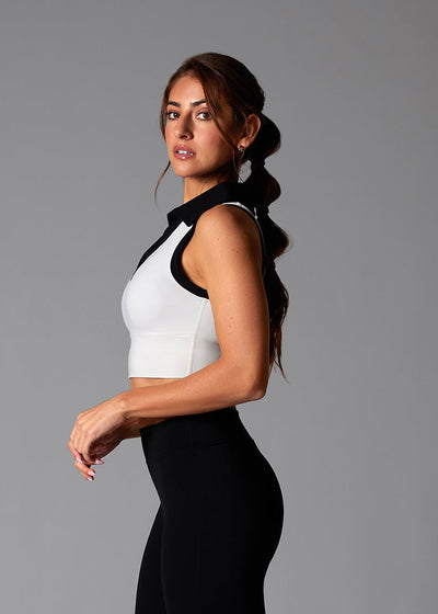 # Contrast Polo Tank | Sports Bras | Tavi – ToeSox | Tavi | Vooray