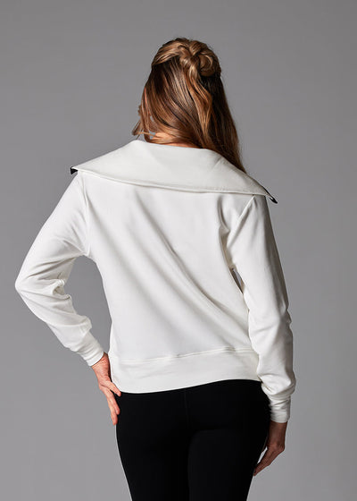 # Cozy Collared Sweatshirt | Tops > Sweaters & Hoodies | Tavi – ToeSox | Tavi | Vooray