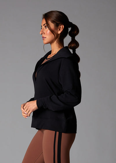 # Cozy Collared Sweatshirt | Tops > Sweaters & Hoodies | Tavi – ToeSox | Tavi | Vooray