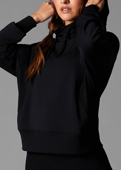 # Cozy Paneled Hoodie | Tops > Sweaters & Hoodies | Tavi – ToeSox | Tavi | Vooray