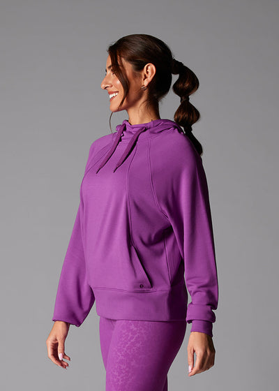 # Cozy Paneled Hoodie | Tops > Sweaters & Hoodies | Tavi – ToeSox | Tavi | Vooray