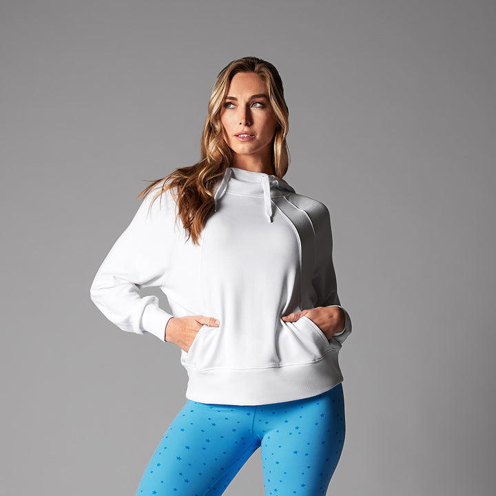 # Cozy Paneled Hoodie | Tops > Sweaters & Hoodies | Tavi – ToeSox | Tavi | Vooray