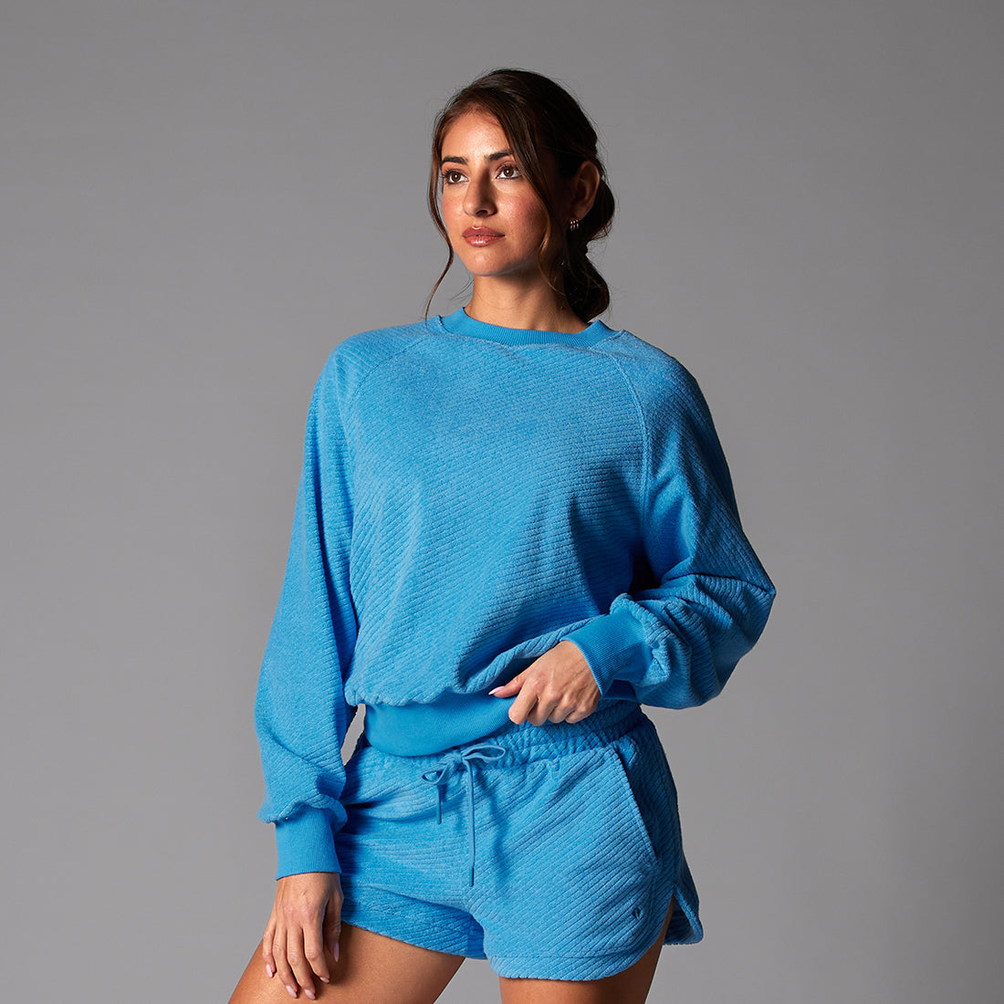 # Ease Crew Terry Sweatshirt | Tops > Long Sleeve | Tavi – ToeSox | Tavi | Vooray