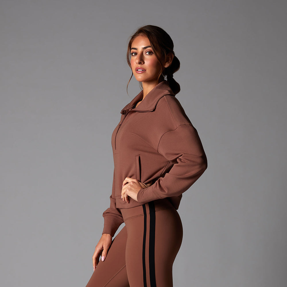 # Cozy Half Zip | Tops > Jackets | Tavi – ToeSox | Tavi | Vooray