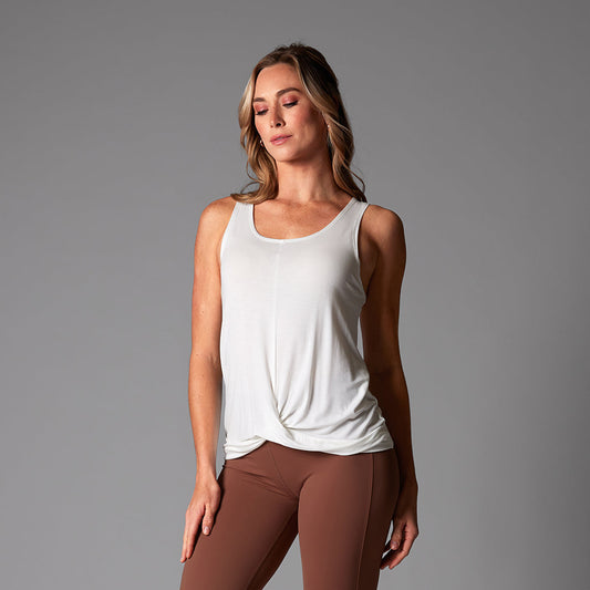 # Flatter Twist Tank | Tops > Tanks | Tavi – ToeSox | Tavi | Vooray