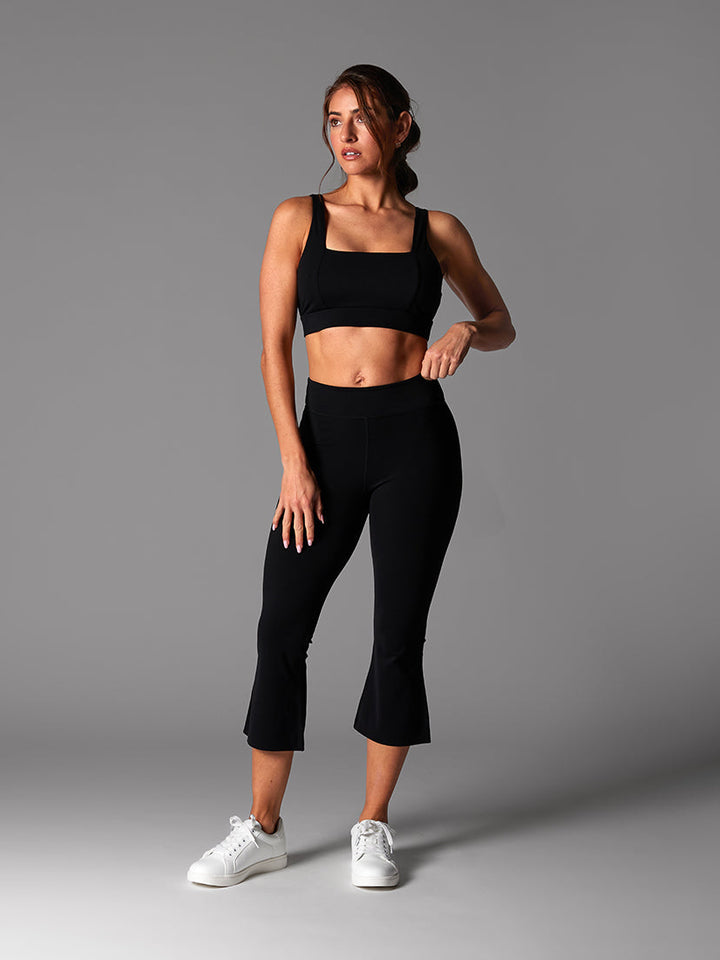 TaviSculpt® High Waisted Crop Flare Leggings | Bottoms > Leggings | Tavi – ToeSox | Tavi | Vooray
