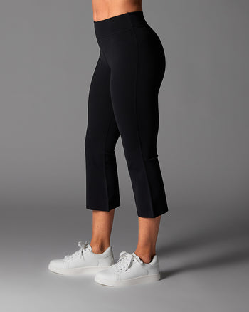 # High Waisted Crop Flare Leggings | Bottoms > Leggings | Tavi – ToeSox | Tavi | Vooray