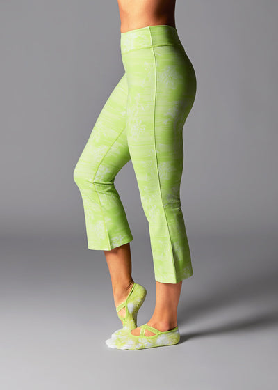 # High Waisted Crop Flare Leggings | Bottoms > Leggings | Tavi – ToeSox | Tavi | Vooray