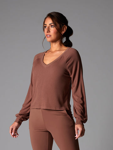 # Rib Long Sleeve | Tops > Long Sleeve | Tavi – ToeSox | Tavi | Vooray