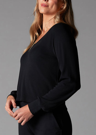 # Rib Long Sleeve | Tops > Long Sleeve | Tavi – ToeSox | Tavi | Vooray