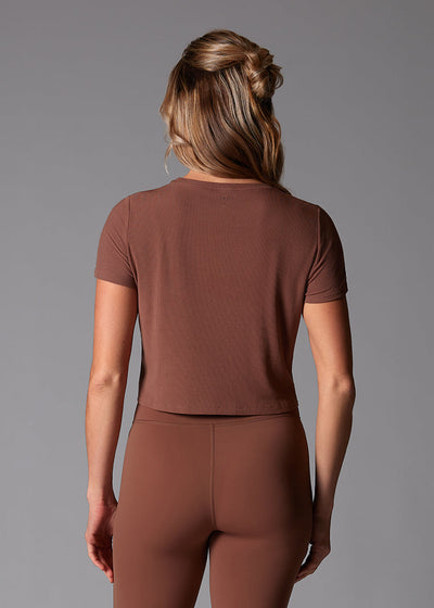 # Ribbed Tee | Tops > Short Sleeve | Tavi – ToeSox | Tavi | Vooray