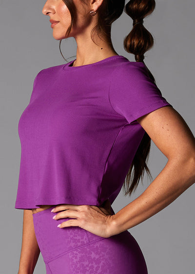 # Ribbed Tee | Tops > Short Sleeve | Tavi – ToeSox | Tavi | Vooray