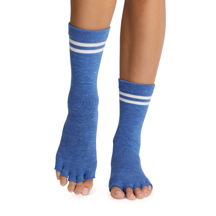 # Half Toe Crew Grip Socks | Socks > Crew | ToeSox – ToeSox | Tavi | Vooray