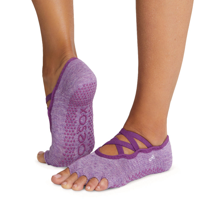 # Half Toe Elle Grip Socks | Socks > Grip | ToeSox – ToeSox | Tavi | Vooray