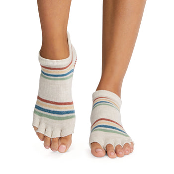 # Half Toe Low Rise Grip Socks | Socks > Grip | ToeSox – ToeSox | Tavi | Vooray