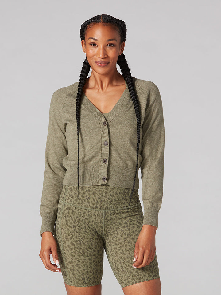 # Classic Cropped Cardigan * | Tops > Long Sleeve | Tavi – ToeSox | Tavi | Vooray