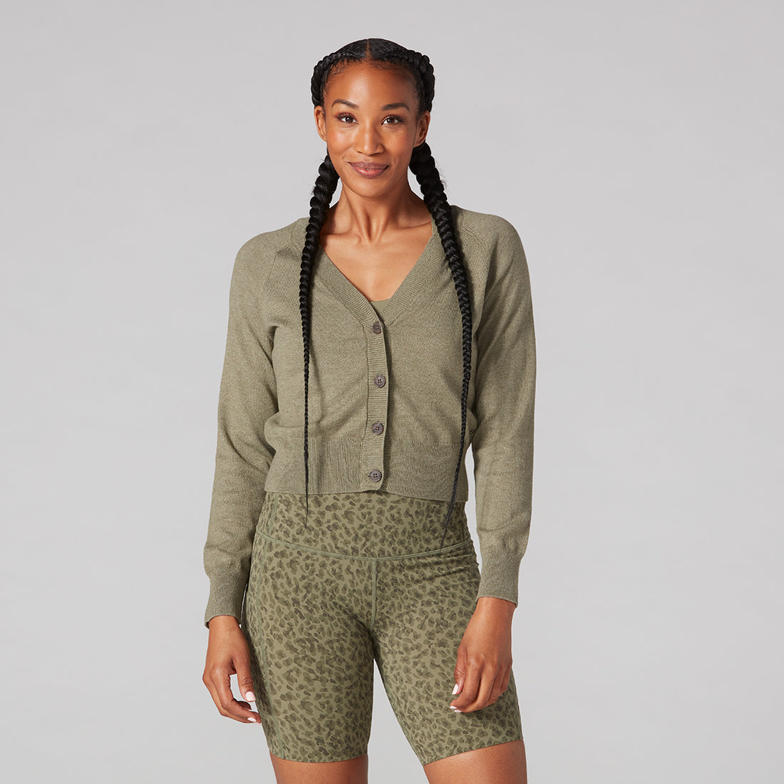 Group Classic Cropped Cardigan