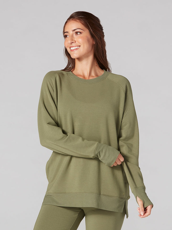 Cozy Sweatshirt | Tops > Sweaters & Hoodies | Tavi – ToeSox | Tavi | Vooray