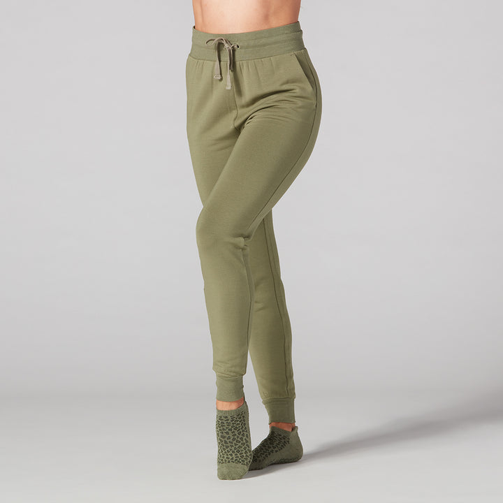 # High Waisted Fitted Jogger * | Bottoms > Pants | Tavi – ToeSox | Tavi | Vooray