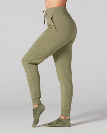 # High Waisted Fitted Jogger * | Bottoms > Pants | Tavi – ToeSox | Tavi | Vooray