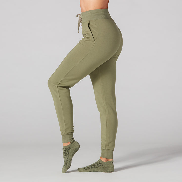 # High Waisted Fitted Jogger * | Bottoms > Pants | Tavi – ToeSox | Tavi | Vooray