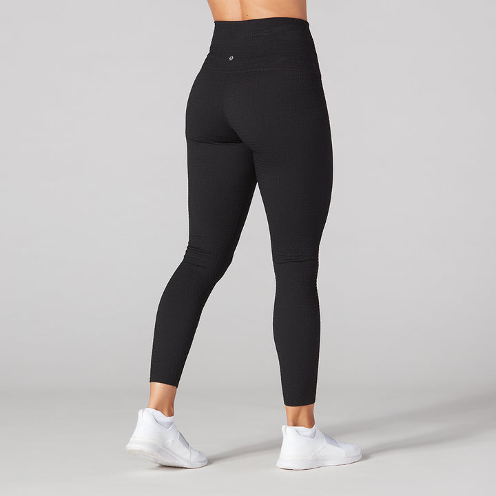 # Seersucker High Waisted 7/8 Leggings * | Bottoms > Leggings | Tavi – ToeSox | Tavi | Vooray