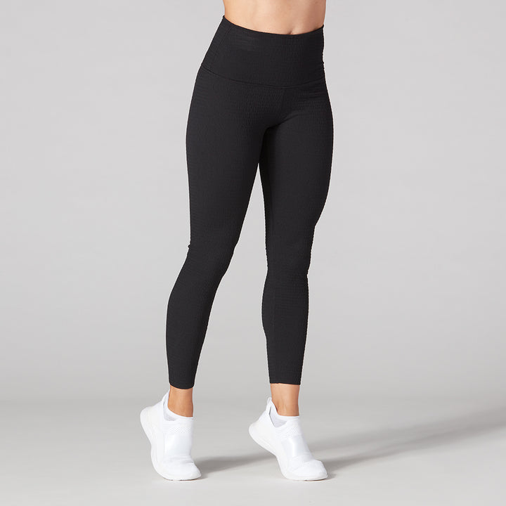 # Seersucker High Waisted 7/8 Leggings * | Bottoms > Leggings | Tavi – ToeSox | Tavi | Vooray