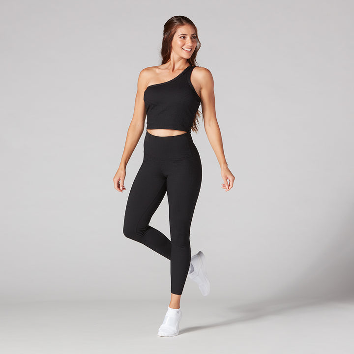 # Seersucker High Waisted 7/8 Leggings * | Bottoms > Leggings | Tavi – ToeSox | Tavi | Vooray