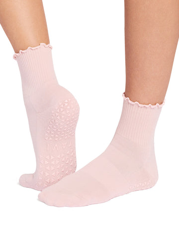 Aria Ruffle Grip Socks | Socks > Grip | Tavi – Tavi Active