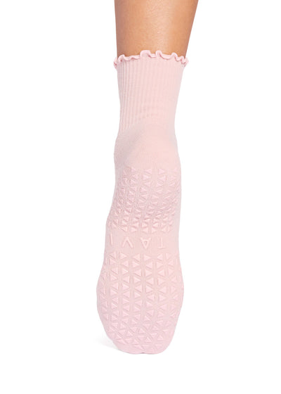 Aria Ruffle Grip Socks | Socks > Grip | Tavi – Tavi Active