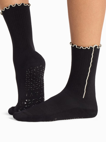 Kalea Ruffle Grip Socks | Socks > Grip | Tavi – Tavi Active