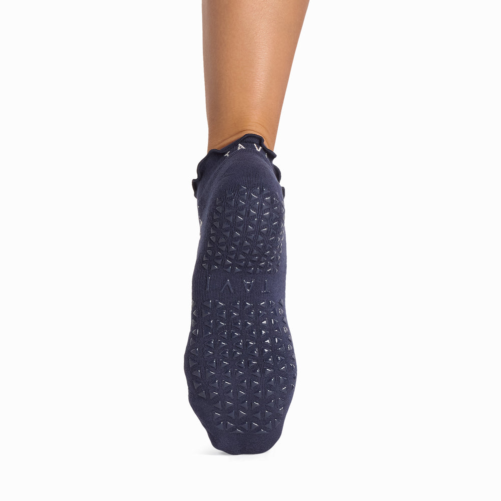 Cora Ruffle Grip Socks | Socks > Grip | Tavi – Tavi Active