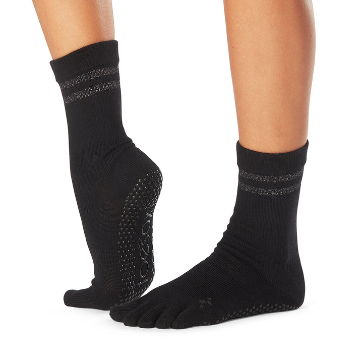 # Full Toe Crew Grip Socks | Grip | ToeSox – ToeSox | Tavi | Vooray